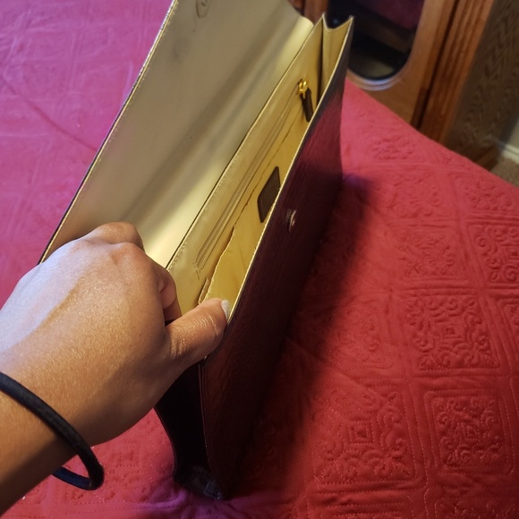 Like new croc skin Ralph Lauren handbag - Picture 4 of 5